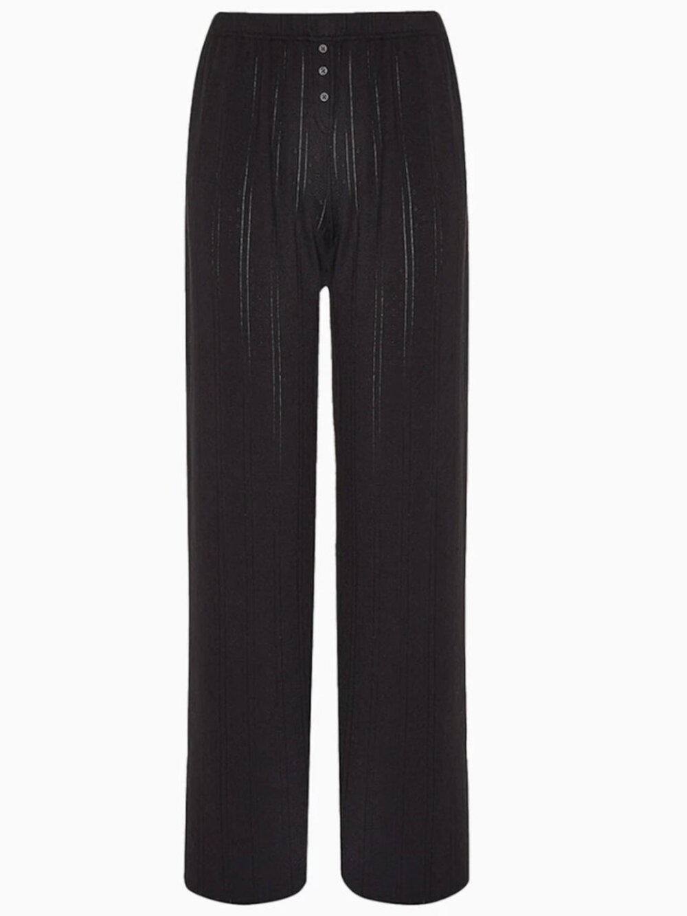 Cou Cou Intimates Pointelle Black Pants